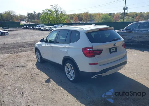 2016 BMW X3 xDrive28I из США, поврежденный, VIN 5UXWX9C50G0D64416